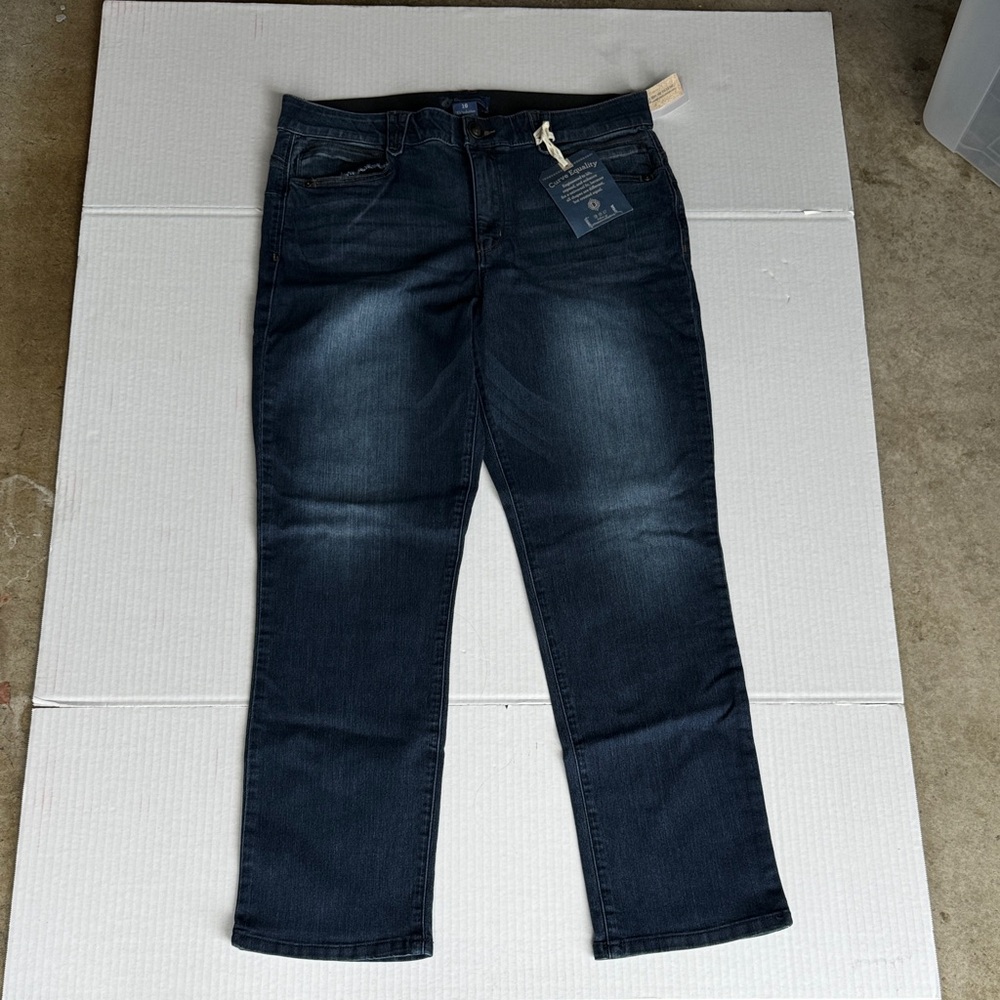 Democracy Men's Dark Indigo Straight Jeans